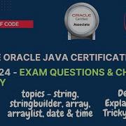 Java Certification OCA Exam Questions Chapter 3 Summary Javatutorial Oca Java