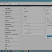 Admin Widgets
