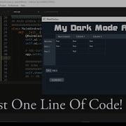 Add Dark Mode To Your Python App Using Only One Line Of Code Modern UI Flat GUI QDarkStyleSheet