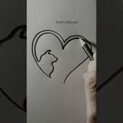 One Line Art Drawing Of A Dog And A Cat Inside A Heart Aram Nabeel