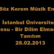 Bir Dilim Elmadır Aşk Burak UYANIK Tanıtım Söz Kerem Müzik Emre Programı