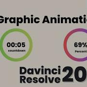 Circular Progress Bar Motion Graphic Animation Davinci Resolve