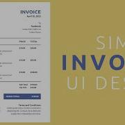 How To Create The Simple Invoice Template UI Design In HTML And CSS