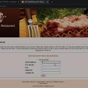 Restaurant Management System In PHP MySQLi Installation Demo