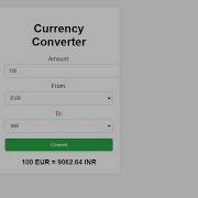 Build A Live Currency Converter With HTML CSS JavaScript Complete Guide Source Code