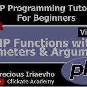 036 PHP Functions With Parameters Arguments PHP Tutorial For Beginners Full Course