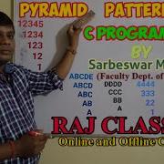 PYRAMID PATTERN PRINTING IN C PROGRAMMING PYRAMID PATTERN PART 6 Star Pattern Number Pattern