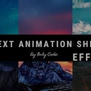 Text Animation Shining Effect Using HTML CSS