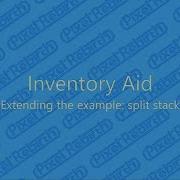 Inventory Aid Extending The Example Split Stack