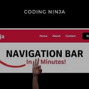 Как создать панель навигации с помощью HTML и CSS Coding Ninja