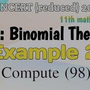 Example 2 Binomial Theorem Class 11th Maths NCERT Binomial Theorem Example2
