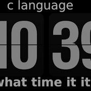 C Programming Project Print Digital Clock With Current Time