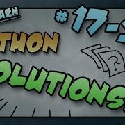 Let S Learn Python SOLUTIONS 17 24