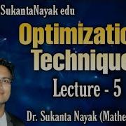 Lecture 5 Optimization Techniques Sufficient Condition Single Variable Function
