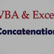 VBA Excel Lesson 2 Concatenation