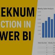 Power BI WEEKNUM Function Calculate Week Numbers Easily In DAX