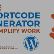 Shortcode Generator For WordPress Themes