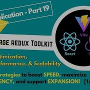 Part 19 Optimize Using Redux Toolkit UseEffect UseSelector React Router Dom And Redux Persist