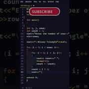 74 C Program To Print BINARY TRIANGLE C C Language Tutorial Shorts Success C