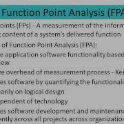 Function Point Analysis