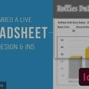 How To Embed A Spreadsheet In Your Digital Publication With In5