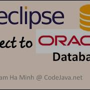 Как подключиться к базе данных Oracle в Eclipse IDE