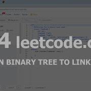 Problem Analysis 114 Leetcode Com Flatten Binary Tree To Linked List C Solution