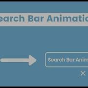 AWESOME SEARCH BAR ANIMATION HTML CSS JQUERY