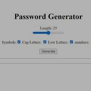 Make A Simple Password Generator Javascript