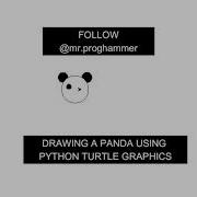 Draw A Panda Using Python Turtle Graphics PythonProgramming