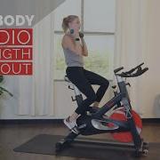 Full Body Cardio Strength Cycle Bike Workout With Weights