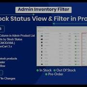 How To Add Stock Status Filter In OpenCart Admin Product List Inventory Filter 2025