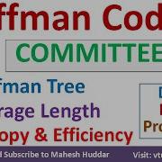 Binary Huffman Coding Entropy Length Efficiency Image Compression Huffman Coding Vidya Mahesh Huddar