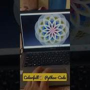 Colorfull Circle In Python Program Using The Python Make A Circle In Laptop Design