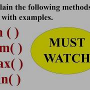 Len Sum Max Min Methods In Lists Python EnggClasses
