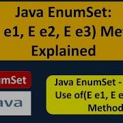 Java EnumSet Of E E1 E E2 E E3 Method Explained EnumSet In Java