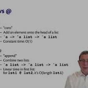 Cons Vs Append OCaml Programming Chapter 3 Video 10