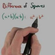 Difference Of Squares Visualizing Algebra
