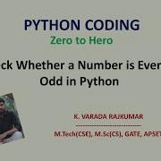 Check Whether A Number Is Even Or Odd In Python Using Bitwise Operator