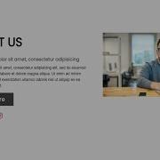 Responsive About Us Section Using HTML CSS About Us Page HTML CSS Tutorial