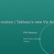 Tableau In Motion Tableau S New Native Viz Animations