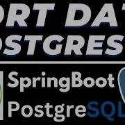 Sort Data In PostgreSQL Database Using Spring Boot Tutorial