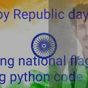 How To Draw Indian Nation Flag Using Python Code