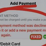Your Payment Method Was Declined Update It Or Add A New Payment Method And Try Again Fix 2024