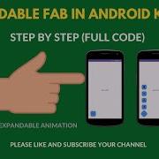 Floating Action Button With Expandable Animation In Android Kotlin