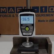 Compression Test Using Mark 10 Manual Test Stand Agaram India