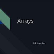 IGCSE Computer Science Python 2D Arrays