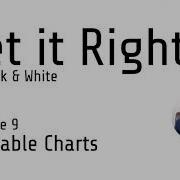 Get It Right In Black White Episode 9 Reusable Charts