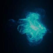 Houdini Magic Particle Simulation 4 Version Blue