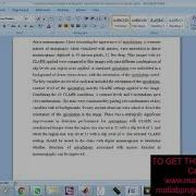Contrast Limited Adaptive Histogram Equalization For Detection Of Masses